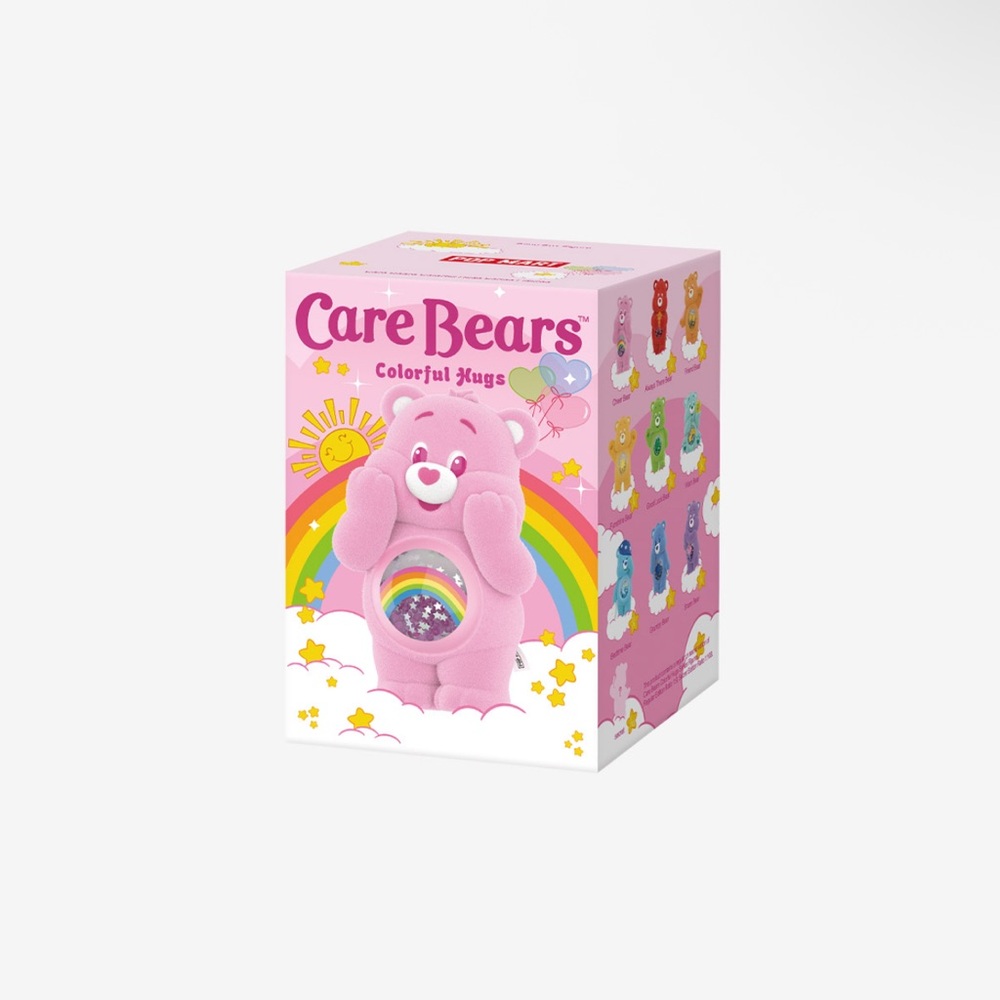 Pop Mart Care Bears Colorful Hugs Blind Box -Funshine Bear